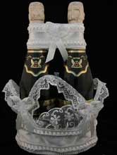 корзинка для свадебного шампанского 04068