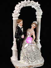 красивая свадебная фигурка для торта с подсветкой фото, купить
