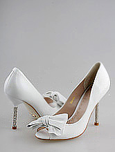 женская обувь на свадьбу  из натуральной кожи, туфли, с каблуком, украшенным стразами, фото, цены, каталог