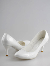 свадебная обувь, белые туфли на среднем каблуке, фото, каталог с ценами